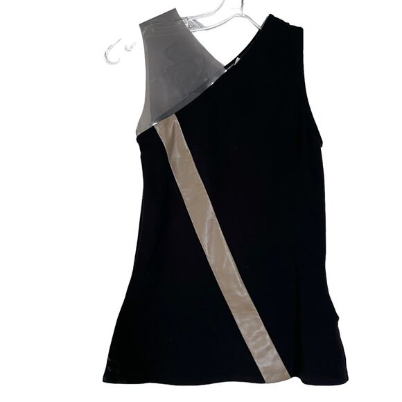 Hache Tops - Hache black colorblock sleeveless top size 40/M
